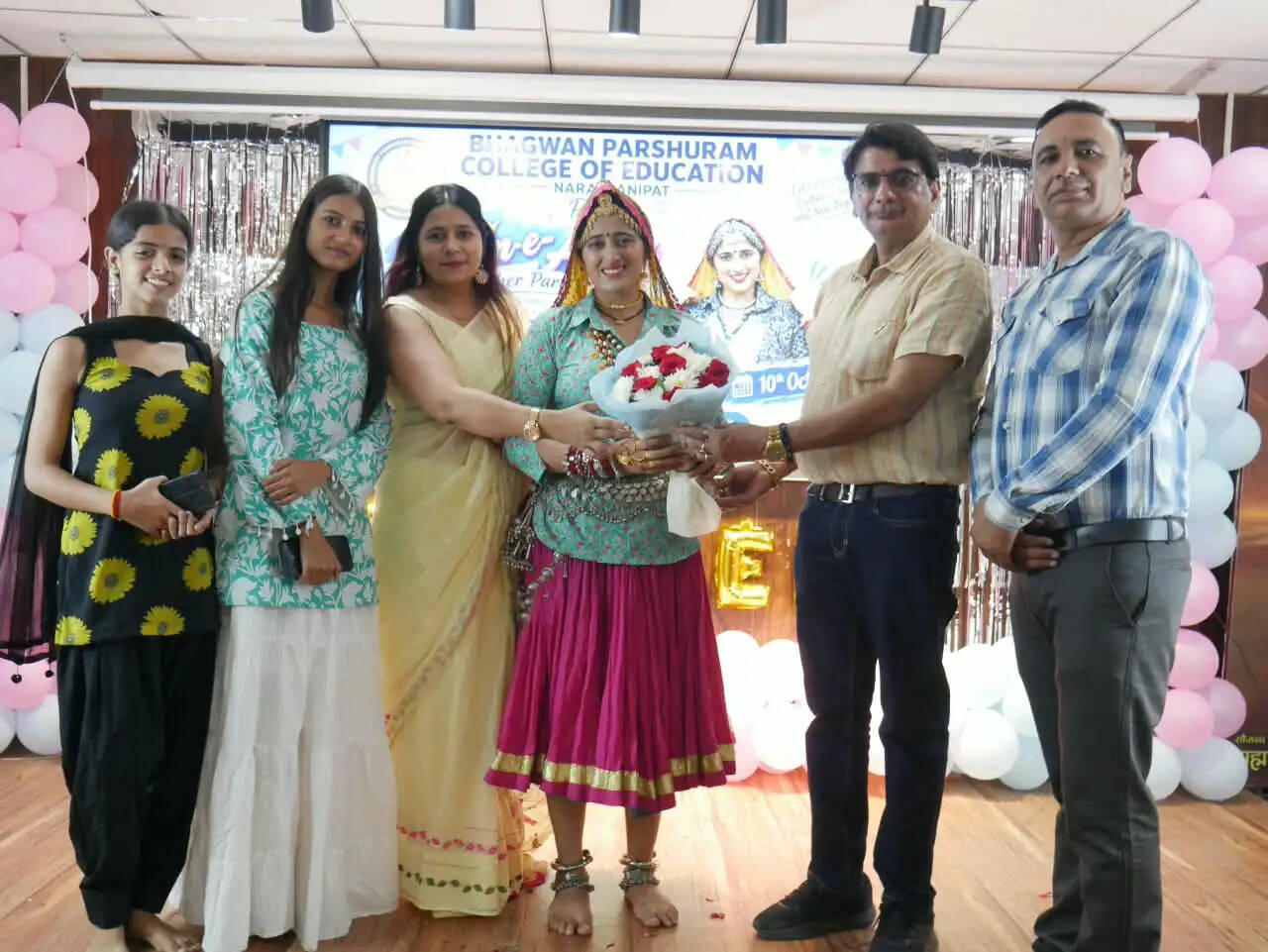 भगवान परशुराम कॉलेज ऑफ एजुकेशन में हर्षोल्लास से मनाई गई फ्रेशर पार्टी, नम्रता शांडिल्य की उपस्थिति ने बढ़ाई समारोह की शोभा