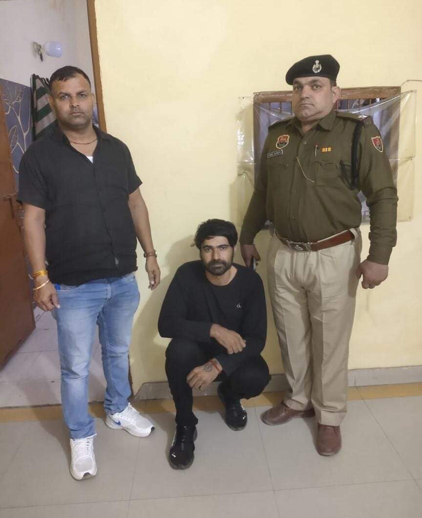 पानीपत में अवैध देसी पिस्तौल सहित आरोपी काबू