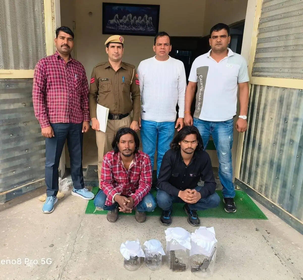 PANIPAT:- अवैध हथियार सहित 2 आरोपी गिरफ्तार, 4 पिस्तौल व 6 जिंदा रौंद बरामद