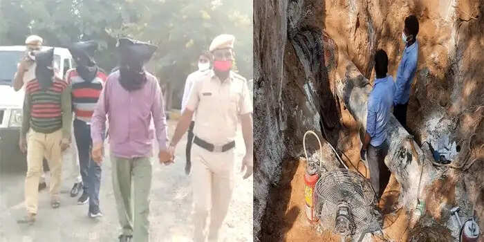 खुदाई करके पाइपलाइन से चुराते थे कच्चा डीजल, पुलिस के हाथ लगे 3 चोर