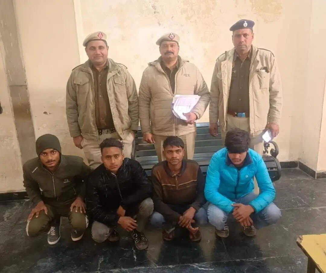 पानीपत में सेलर ऑफिस में चोरी करने वाले 4 आरोपी गिरफ्तार