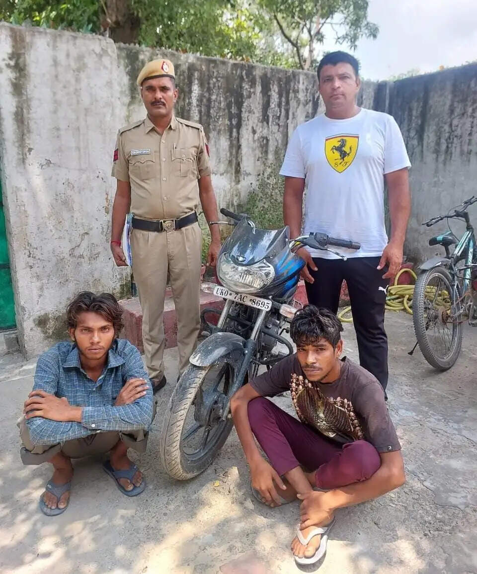 PANIPAT:- पुलिस ने  चोरी की BIKE  सहित 2 आरोपियों को किया गिरफ्तार