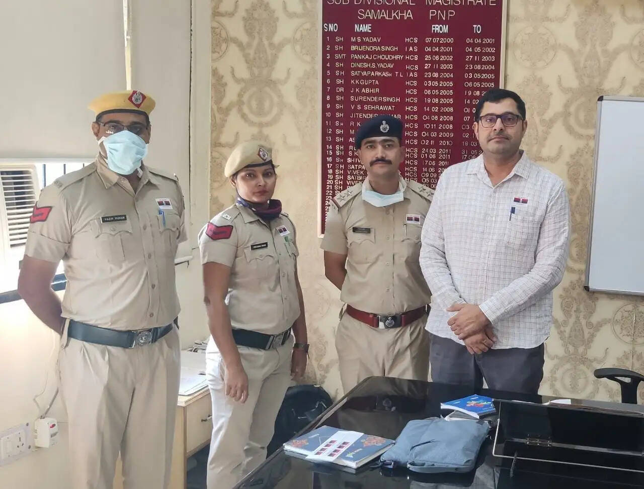 पानीपत में जिला पुलिस द्वारा मनाया गया पुलिस झंडा दिवस