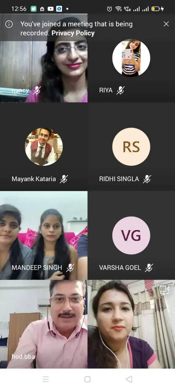 पाईट कॉलेज में हिंदी दिवस के अवसर पर ऑनलाइन कराई गई कई प्रतियोगिता