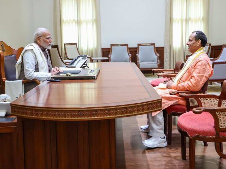 HARYANA:-  BJP अध्यक्ष मोहन लाल बड़ौली ने PM से की मुलाकात, विधानसभा चुनाव को लेकर हुई चर्चा