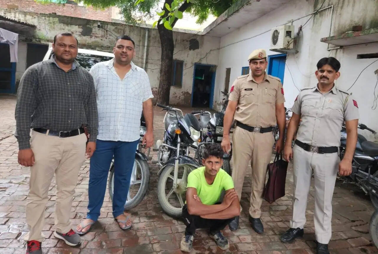 PANIPAT:- पुलिस ने पकड़ा BIKE चोर, 3 बाइक हुई बरामद