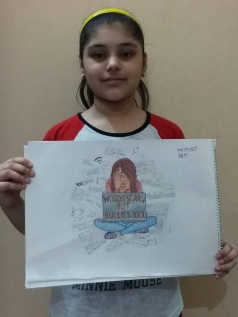 ऑनलाइन पोस्टर मेकिंग प्रतियोगिता में डीएवी पुलिस पब्लिक स्कूल के विद्यार्थियों ने जीता प्रथम व द्वितीय स्थान