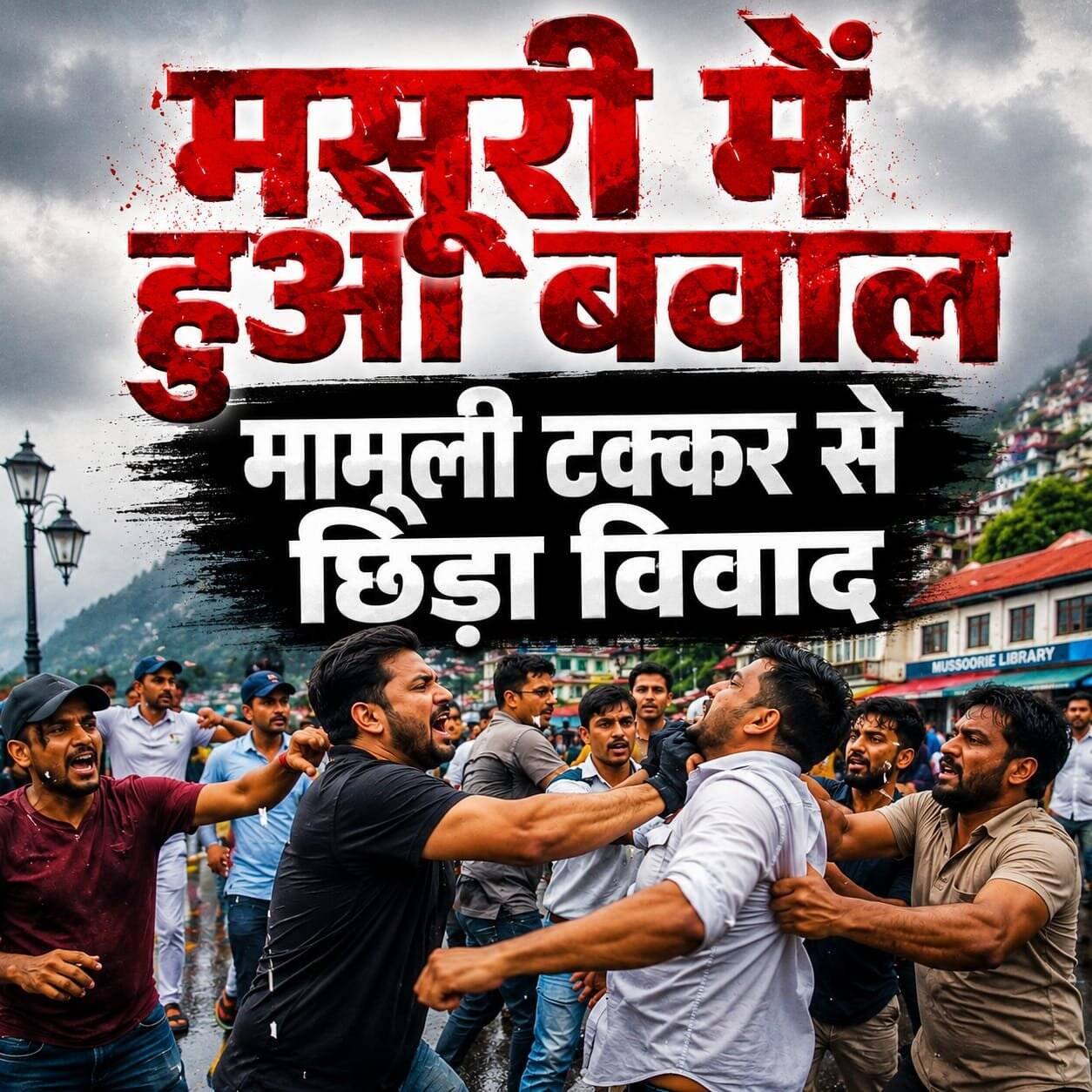 हरियाणा के टूरिस्टो ने किया मसूरी मे हंगामा, इस बात को लेकर शुरू हुआ विवाद ? खबर को पूरी पढ़े
