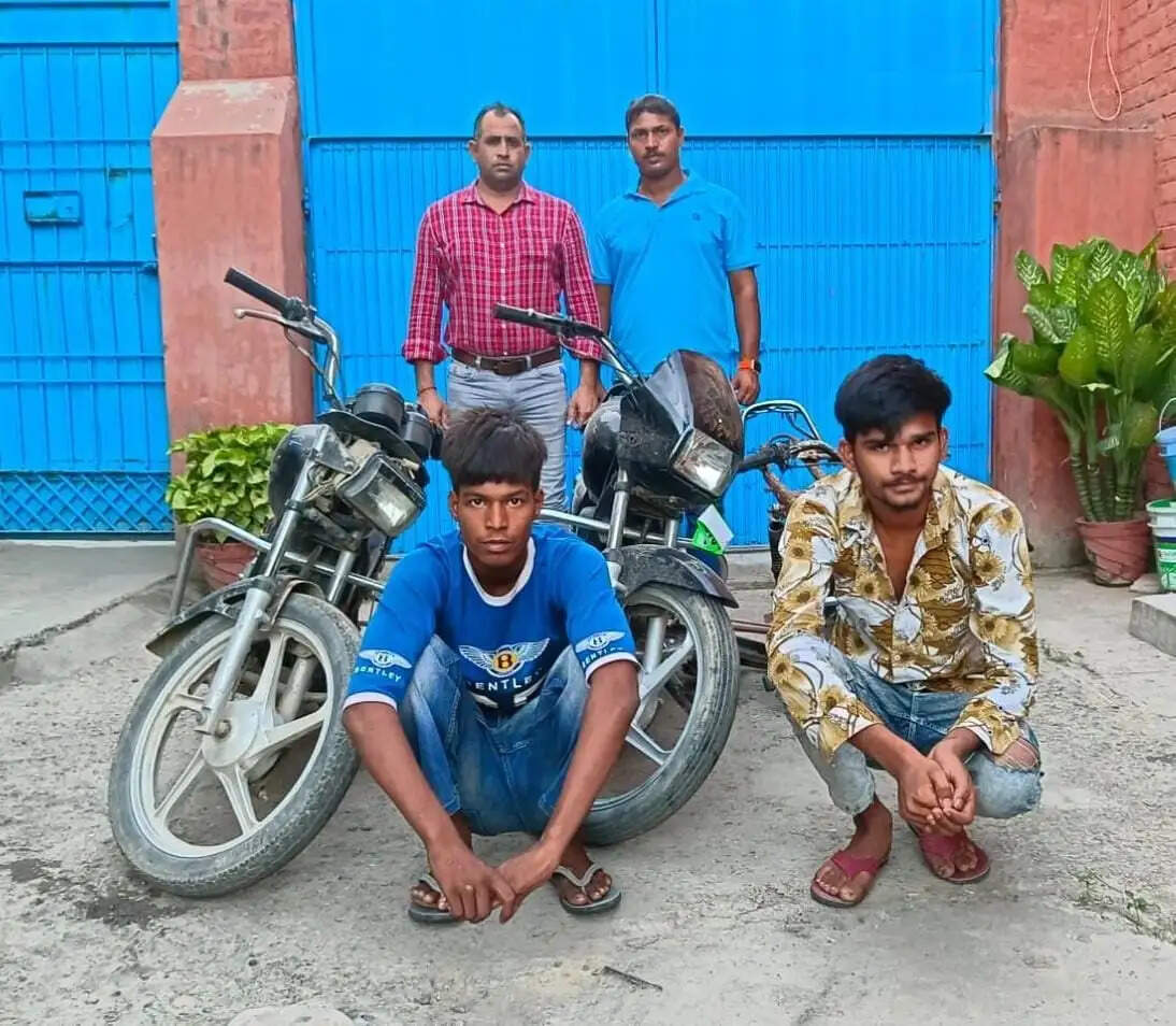 PANIPAT:- Bike चोरी कर चलाने के बाद तेल खत्म होने पर झाड़ियों में छुपाकर खड़ी कर देते थे bike, अब 2 आरोपी गिरफ्तार