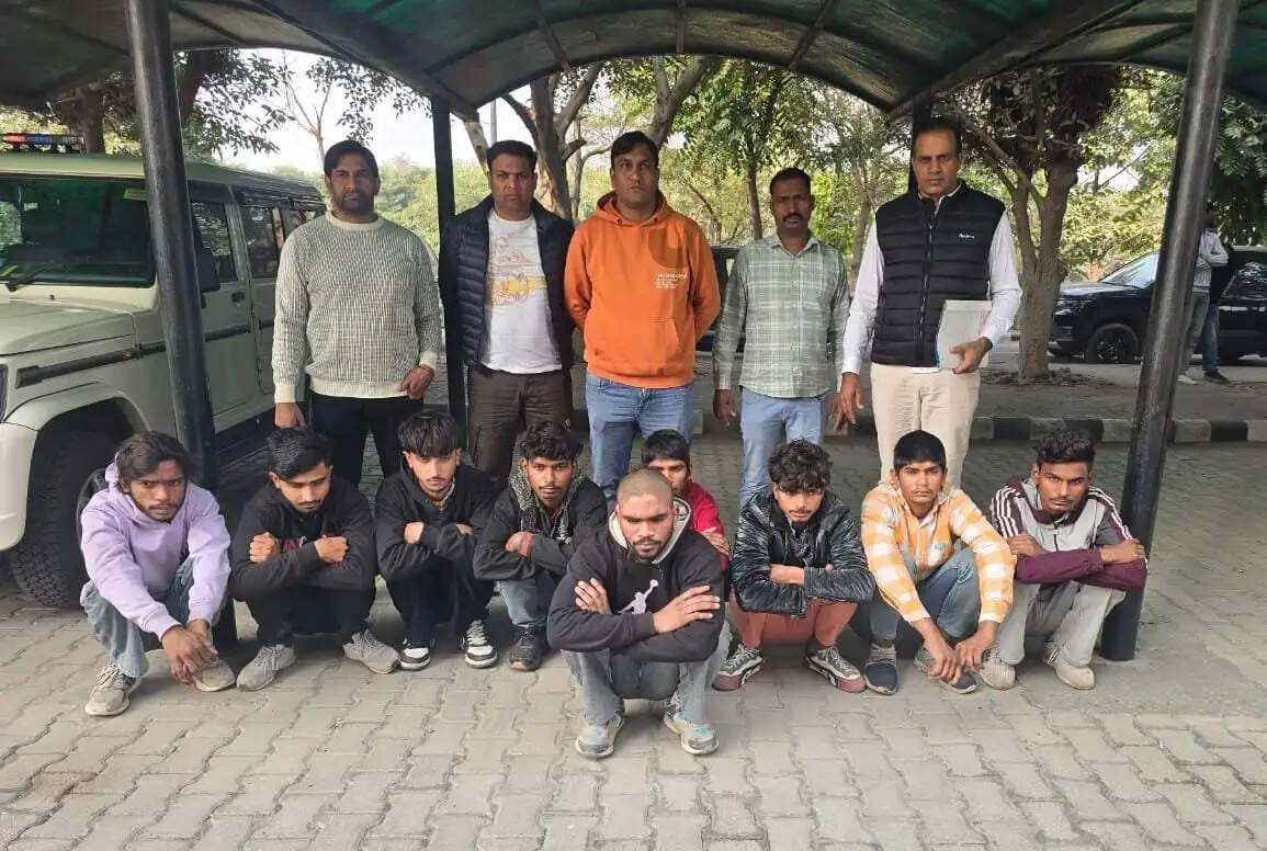 पानीपत में राहगीरों से लूटपाट करने वाले 9 आरोपी काबू, 5 वारदातों का हुआ खुलासा