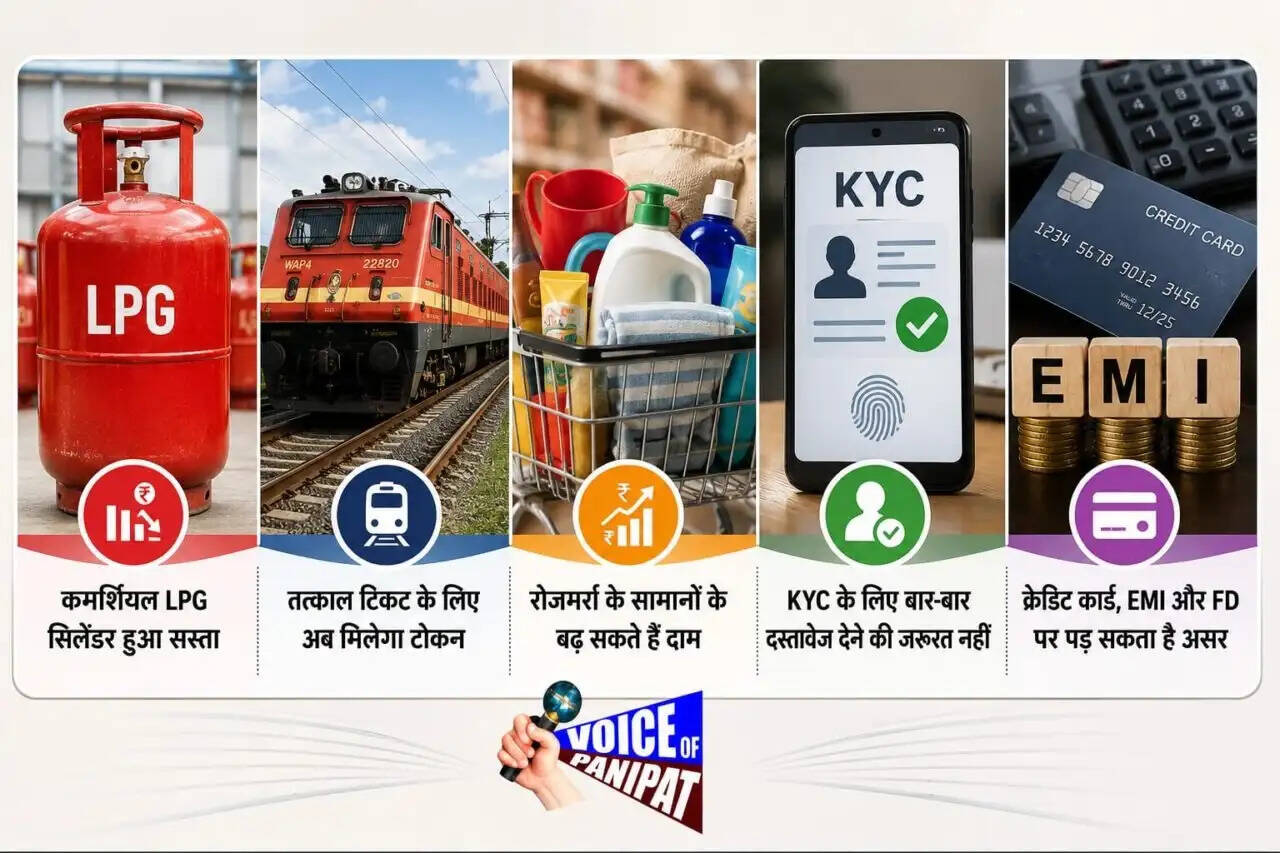 आज से बदल गईं कई जरूरी सेवाएं, पढ़ें आपके काम की पूरी खबर !