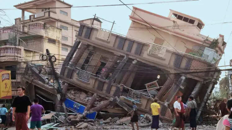 Breaking:- म्यांमार में भूकंप से अब तक 1644 लोगों की मौ# त, 3400 घा# यल