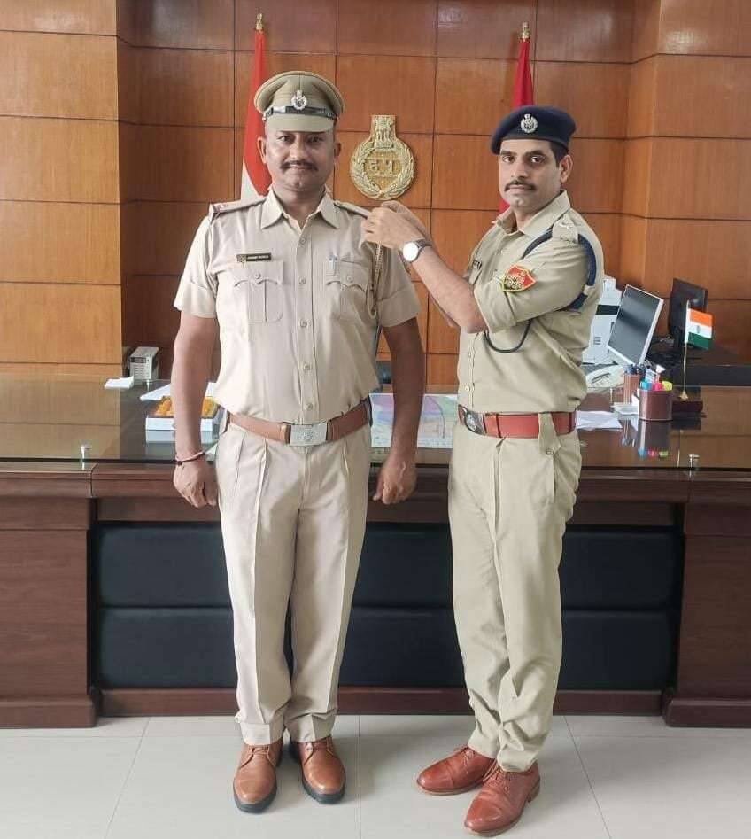PANIPAT:- मुख्य सिपाही पवन पदोन्नति उपरांत बने ASI