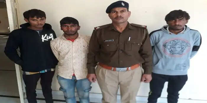 खेतों में लगे ट्यूबवेल की केबल चोरी करने वाले 3 आरोपित काबू, चोरी की 40 फिट केबल भी बरामद
