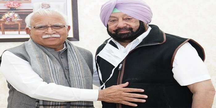 HARYANA के CM से मिले कैप्टन अमरिंदर सिंह, इन मुद्दों पर हुई चर्चा