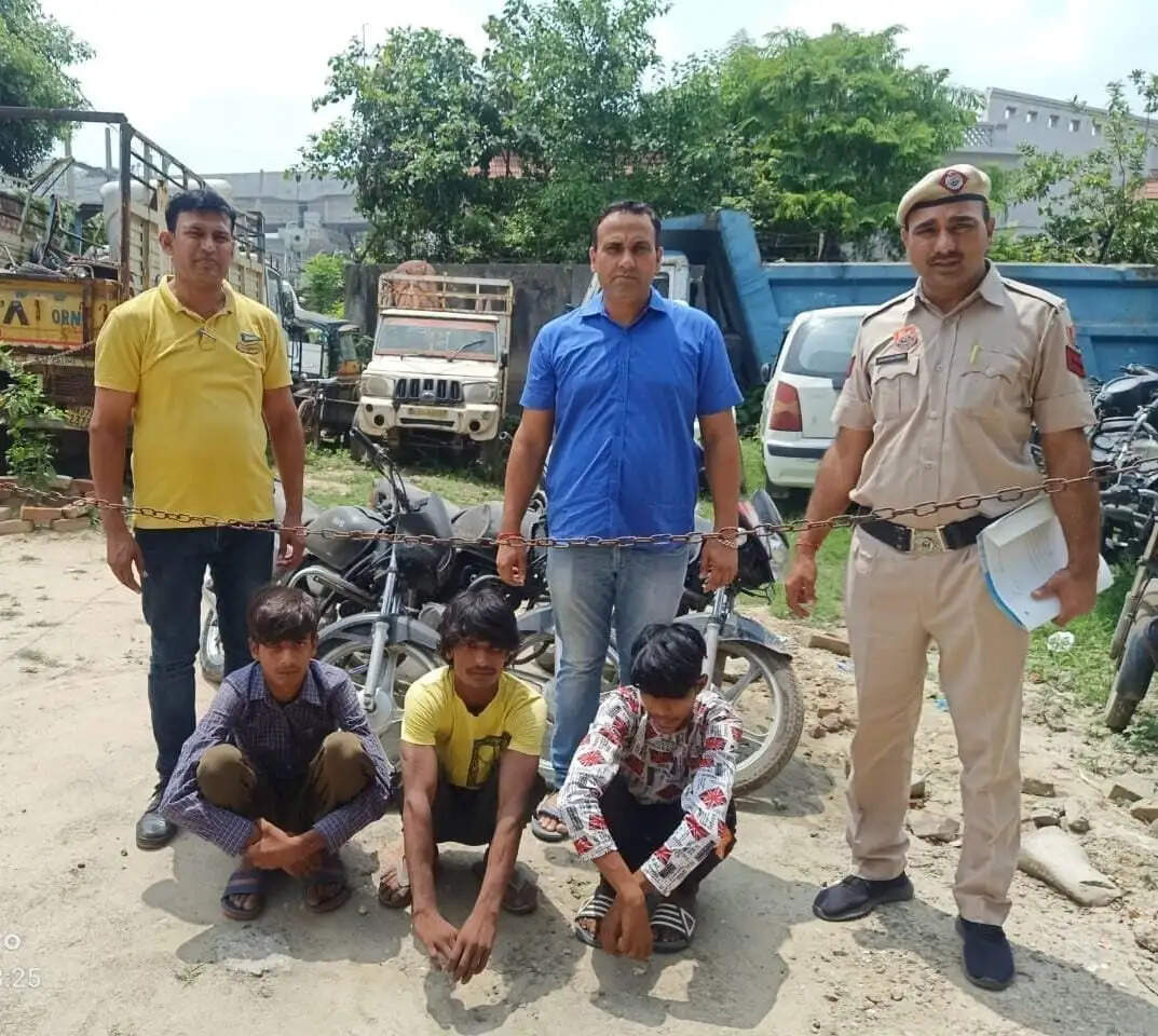 PANIPAT:- चोरी की 3 BIKE सहित 3 चोर गिरफ्तार