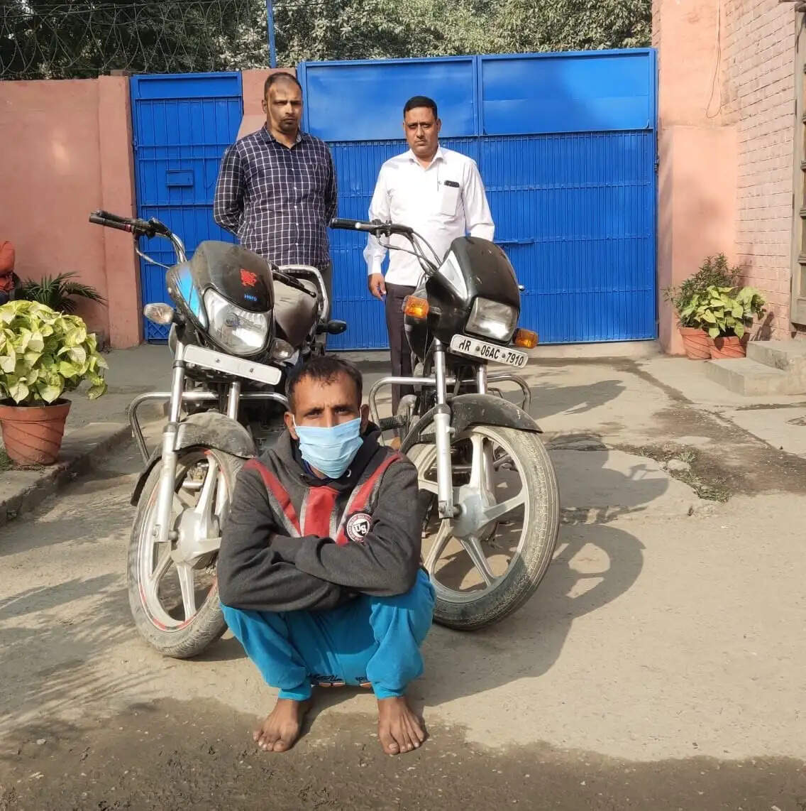 Panipat के इन 2 जगहो से की थी बाईक चोरी, 2 बाइक सहित आरोपी गिरफ्तार