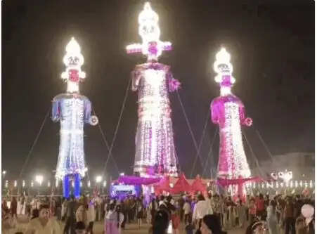 Panipat:-  आज 100 फीट के रावण का होगा दहन, दोपहर 2 बजे से कई रूट रहेंगे डायवर्ट