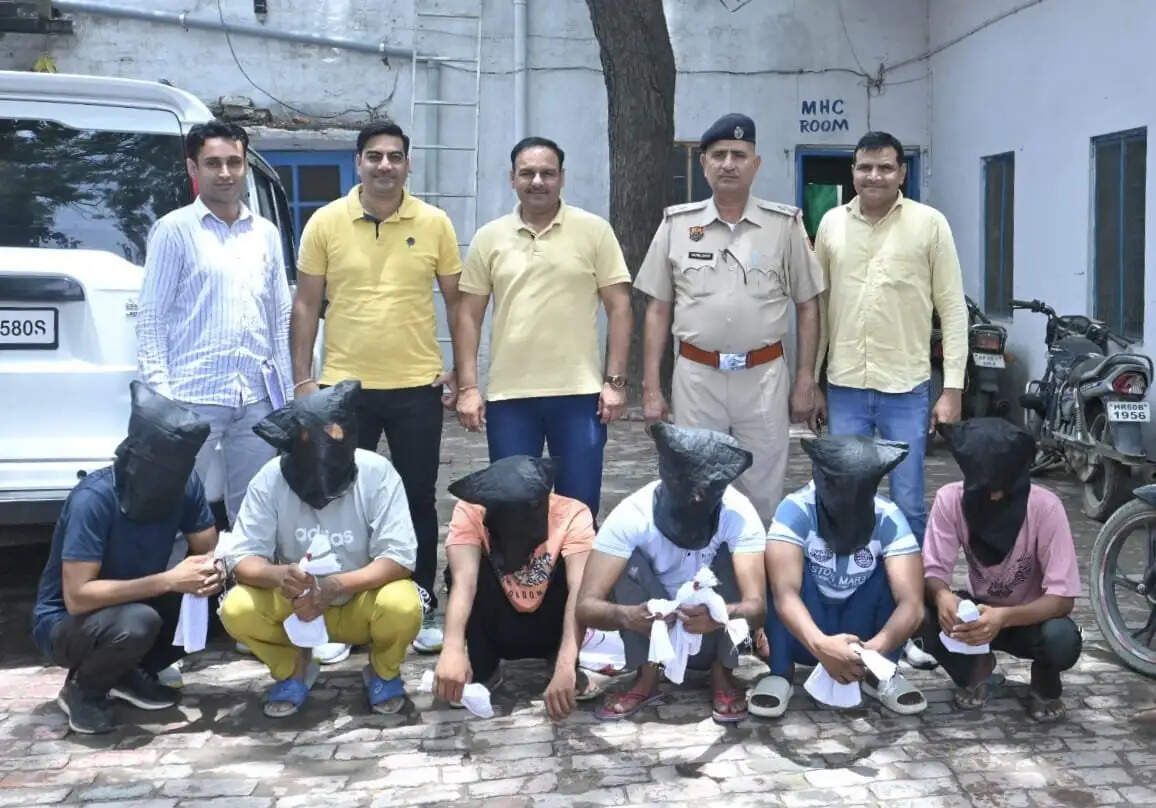 पानीपत में बैंक में लूट करने वाले 6 आरोपी पहुंचे सलाखों के पीछे