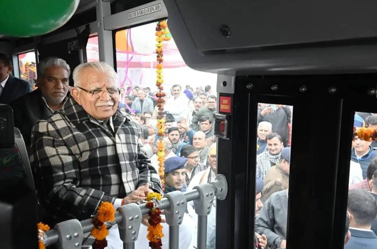 पानीपत में इलेक्ट्रिक बस शुरु, 7 दिन कर सकेंगे फ्री सफर