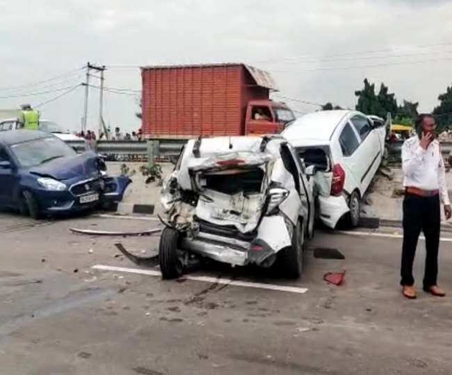 पानीपत में हुआ दर्दनाक हादसा, शवों को इकट्ठा करना हुआ मुश्किल, देखिए तस्वीरे