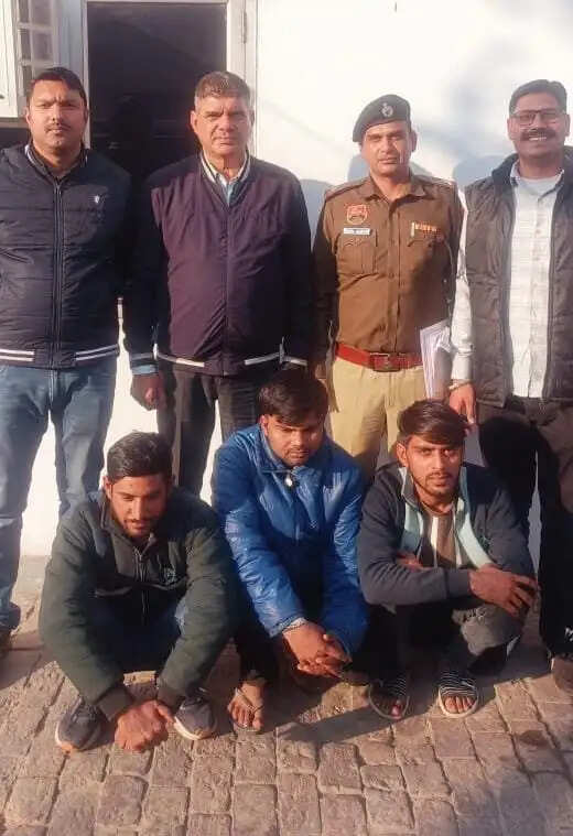 पानीपत में घरों में चोरी व बाइक चोरी करने वाले गिरोह के3 आरोपी काबू, 7 वारदातों का हुआ खुलासा