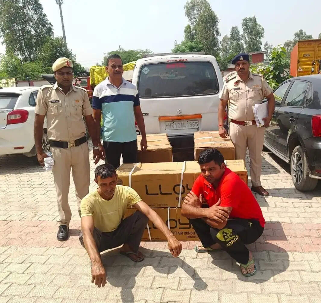PANIPAT:- खेल स्टेडियम से AC चोरी करने वाले 2 आरोपी गिरफतार