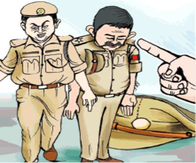 फर्जी दारोगा की मदद करने वाला असली दारोगा हुआ गिरफ्तार.
