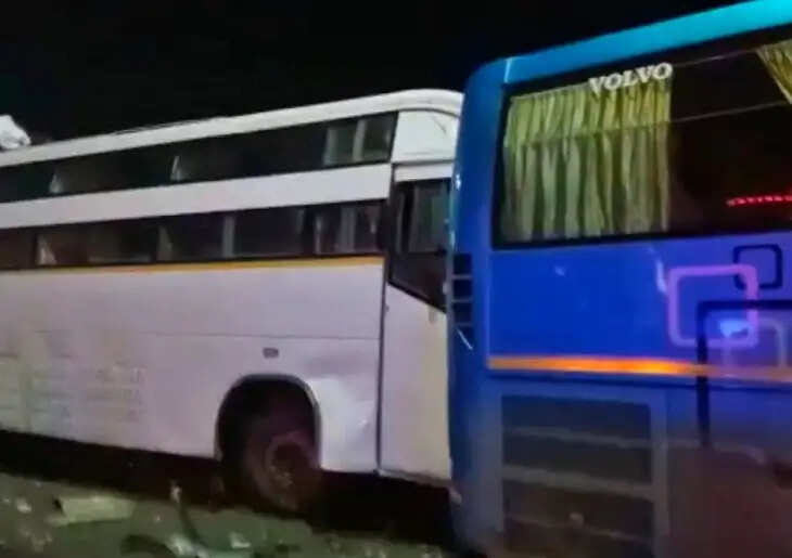 बस ड्राइवर को नींद की झपकी आने से हुआ बड़ा हादसा, 5 की मौके पर मौत व अन्य घायल, पढिए
