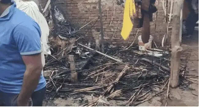 पानीपत में भाई ने अपने ही भाई के घर में लगा दी आग