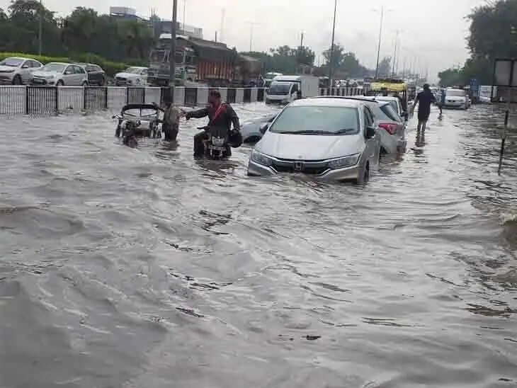 HARYANA के 5 जिलों में सुबह से तेज बरसात, PANIPAT में गिरी दीवार,  इतने दिन तक मौसम रहेंगा खराब
