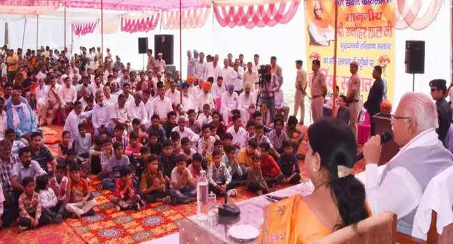 हरियाणा CM ने बच्चों की मुराद &nbsp;की पूरी, स्कूल जाने के लिए रतनगढ़ से प्रेमनगर तक बस शुरू