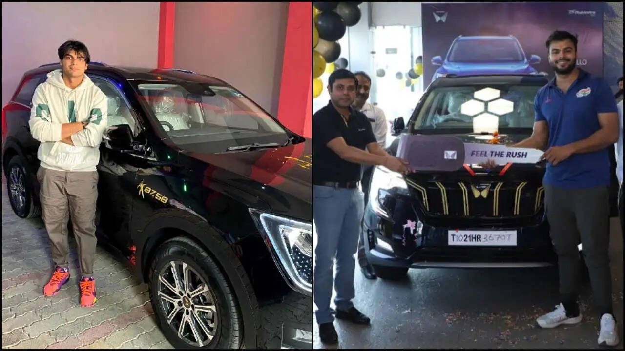 गोल्डन बॉय नीरज चोपड़ा को गिफ्ट मे मिली कस्टमाइज XUV700