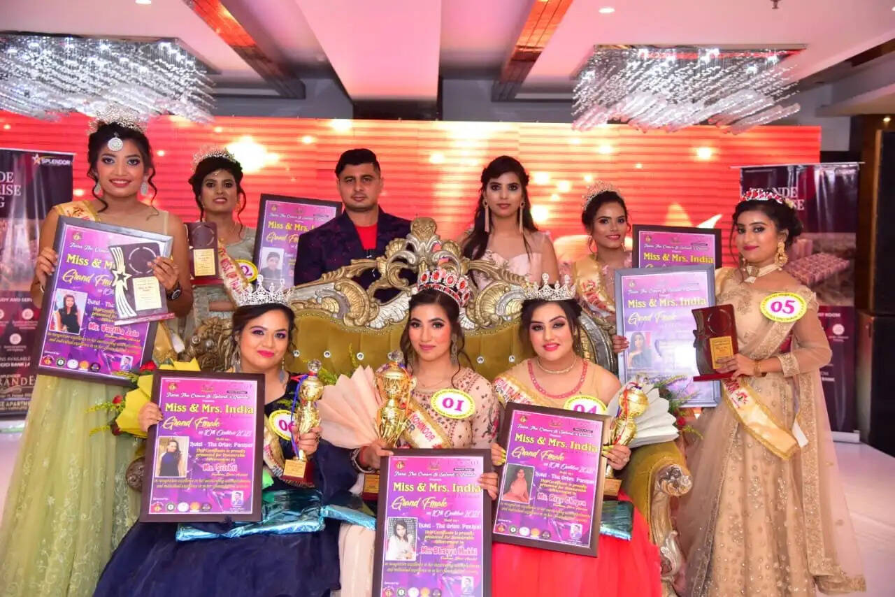 मिस और मिसेज इंडिया के ग्रैंड फिनाले में पानीपत की हिमानी रही विनर