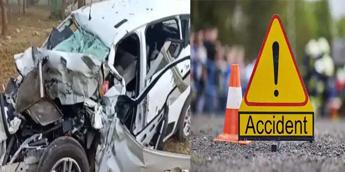 दर्दनाक हादसा- टैक्टर ट्राली की कार से हुई भिडंत, 3 की मौत 4 अन्य घायल