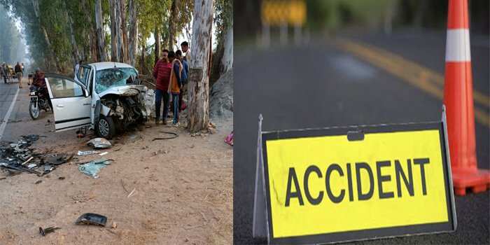 राजौंद पूंडरी हाईवे पर  हुआ बड़ा हादसा, 6 की मौत अन्य घायल