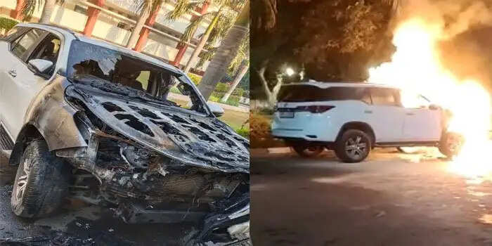 PANIPAT के विधायक की गाड़ी में आग लगाने वाला 1आरोपी काबू, इस वजह से लगाई आग
