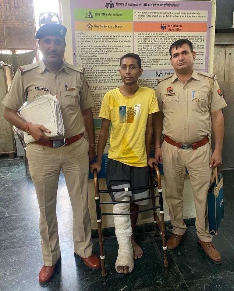 5 हजार के इनामी आरोपी को तिहाड़ जेल से लेकर आई पानीपत पुलिस