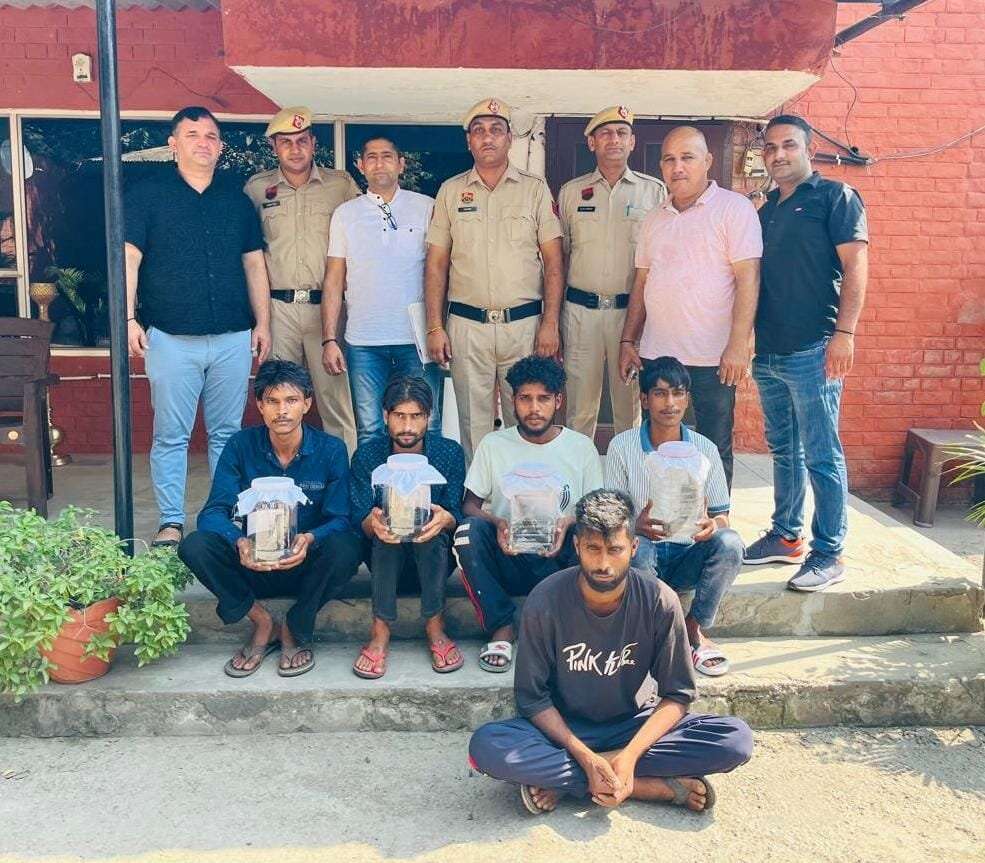 PANIPAT:- अवैध हथियार सहित अलग-अलग स्थान से 5 आरोपी गिरफ्तार