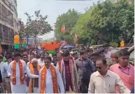 HARYANA भाजपा प्रभारी के नामाकंन में पहुचें CM सैनी