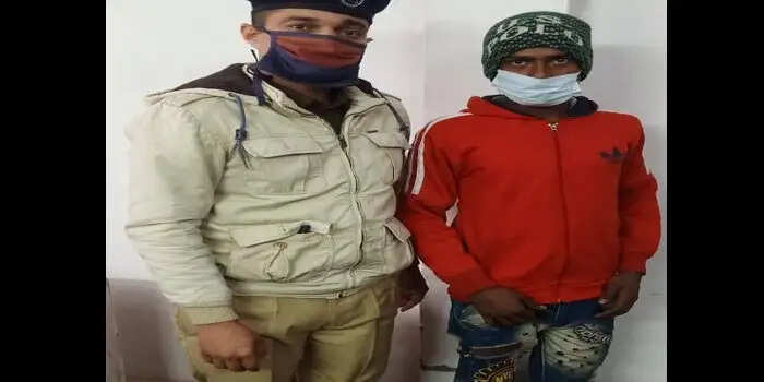 चोरी की वारदात को अंजाम देने वाला आरोपित काबू