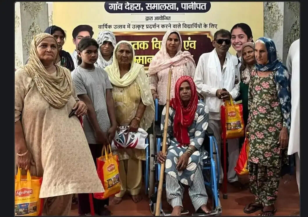 समालखा: सेवा अभियान में 40 परिवारों को मिला राशन, बुजुर्गों को दवाइयां!