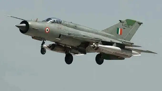 पायलट की मौत,पंजाब के मोगा में वायुसेना के लड़ाकू विमान MIG-21 दुर्घटनाग्रस्त