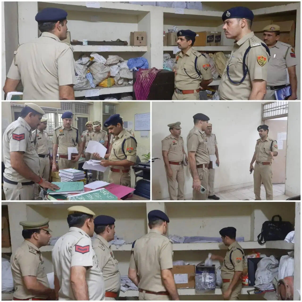 पुलिस अधीक्षक अजीत सिंह शेखावत ने थाना तहसील कैंप, थाना सेक्टर 13/17 व साइबर क्राइम थाना का औपचारिक निरीक्षण&nbsp; किया