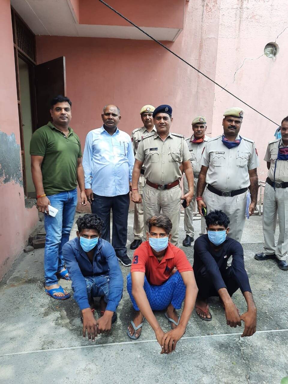 ट्रैक्टर चोरी की वारदात को अंजाम देने वाले 3 आरोपित काबू