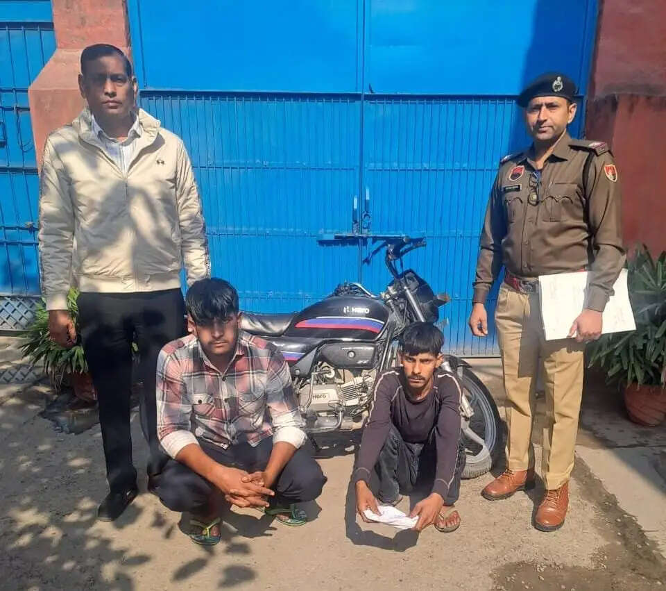 PANIPAT में श्रमिक से मोबाइल छीनने वाले 2 आरोपी गिरफ्तार
