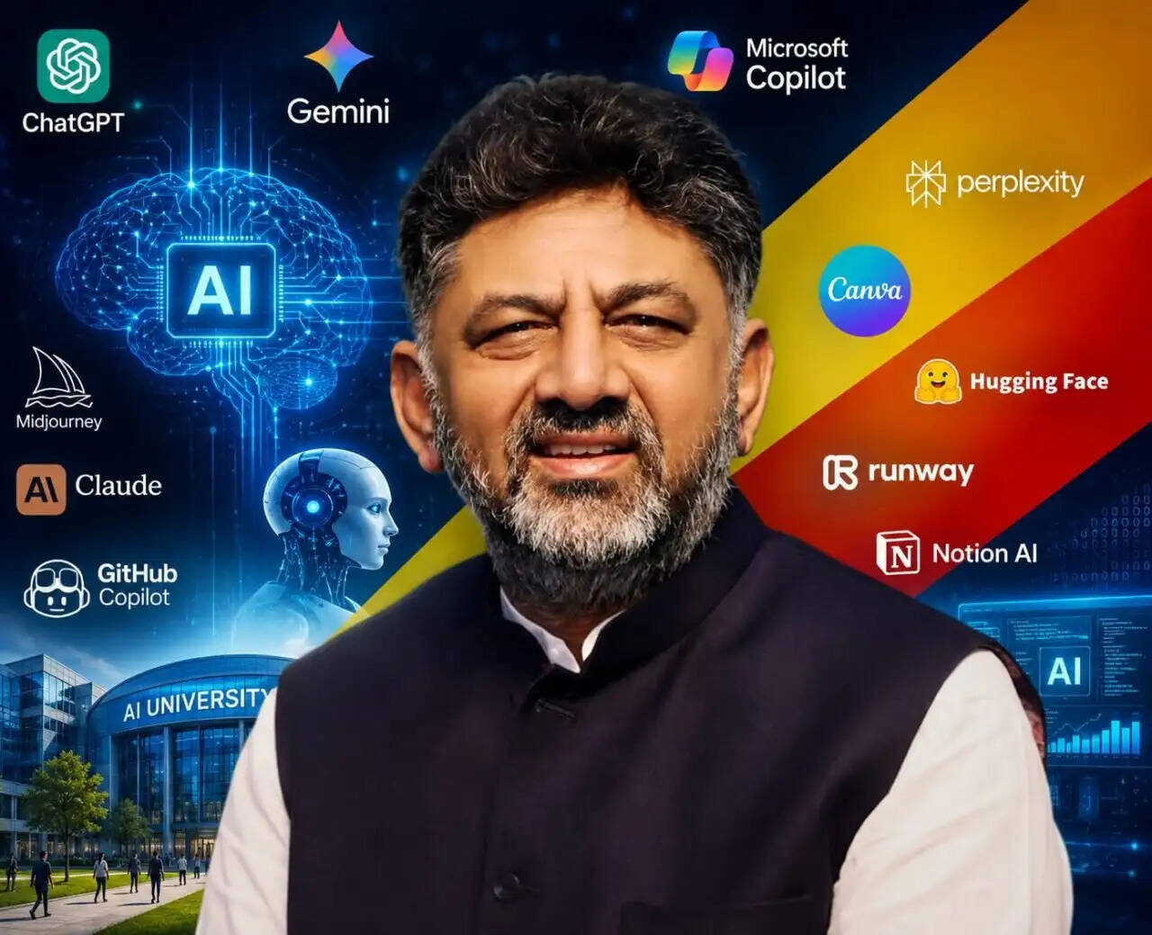 AI की दुनिया मे नया इतिहास रचेगा भारत, इस राज्य मे खुलेगी पहली सरकारी AI यूनिवर्सिटी !