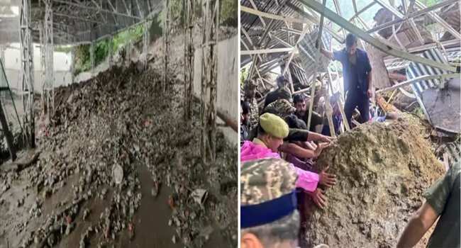वैष्णों देवी मार्ग पर &nbsp;लैंडस्लाईड से बडा हादसा 31 लोगों की मौ#त, कई लोग अब भी लापता