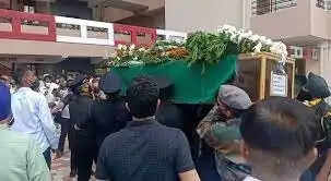 शहीद मेजर अनुज राजपूत को अंतिम सलामी, गमगीन हो गया माहौल