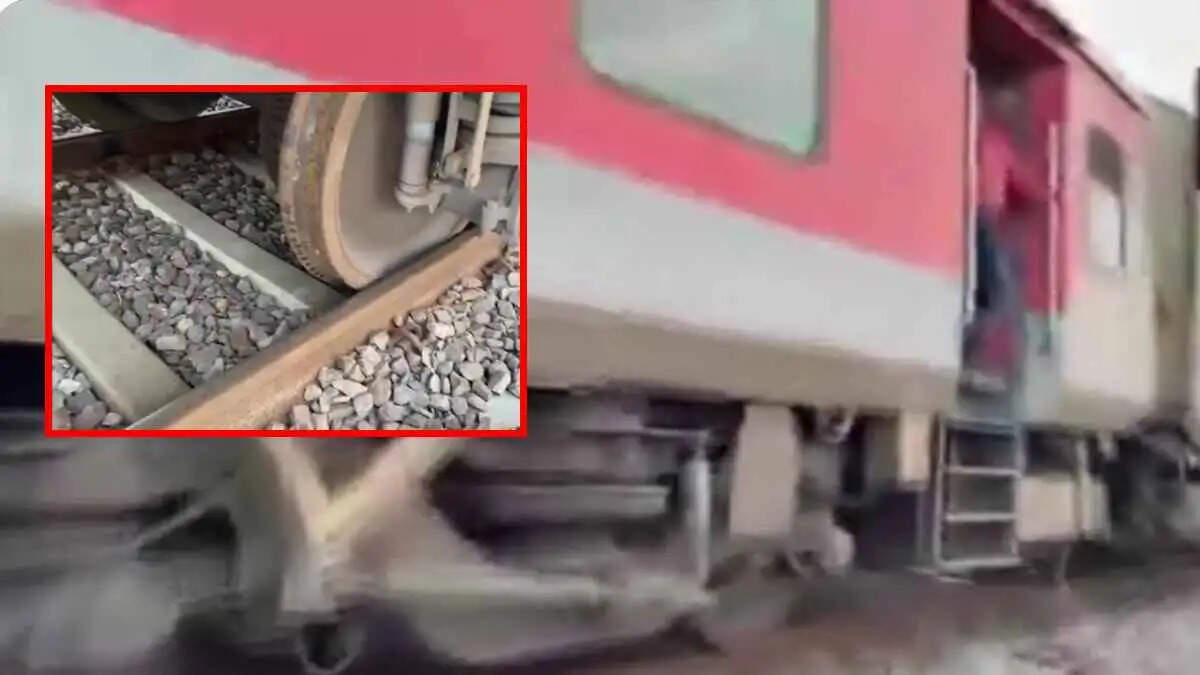 कानपूर में साबरमती एक्सप्रेस के 22 डिब्बे उतरे पटरी से